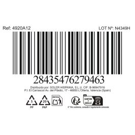 La Mediterranea Bol Macarella Green 650 ml Ø14x8 cm (24 Unidades)