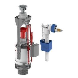 Edouard Rousseau EDO3047404205874 Kit Mecanismo Empuje + Válvula Flotador NF Cromado