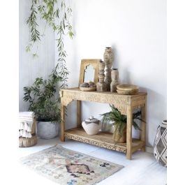 DKD Home Decor Consola Indonesia 1c24 Teca Reciclada Natural 140x37x80 cm Precio: 398.50000003. SKU: B1BBCHPQY2