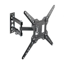 Aisens WT55TSE-153 Soporte de Pared Articulado Giratorio Inclinable para TV Monitor 23-55 pulgadas, carga máxima 30kg, VESA 400x400mm, Negro