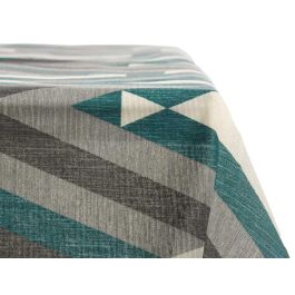 Mantel Loneta Antimanchas Kinvara 140x180 cm Rayas Gris - Resina Poliéster Algodón (10 Unidades) Mantel Loneta Antimanchas Kinvara 140x180 cm Rayas Gris - Resina Poliéster Algodón (10 Unidades)