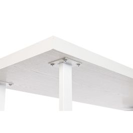 Escritorio DKD Home Decor 150 x 120 x 75 cm Natural Metal Blanco Madera MDF