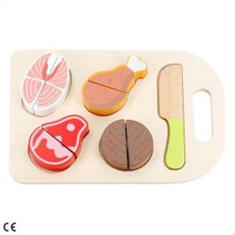 Color Baby Tabla de Fruta con Verdura Madera incluye 10 Piezas 22x25x15 cm Modelos Surtidos