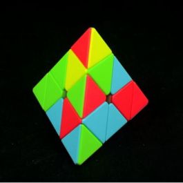 Qiyi Cubo Rubik Qiming Pyraminx - Diseñado para Speed Solving, Ajuste de Tensiones
