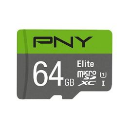 PNY Tarjeta MicroSDXC 64 GB Elite UHS-I Clase 10, Velocidad de Lectura 100 MB/s Precio: 15.49999957. SKU: S1905302