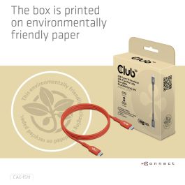 Club3D Cable USB 2.0 Tipo C Power Delivery 240W 480Mbps 1m Macho/Macho