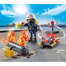 Bombero Con Bomba De Agua Action Heroes 71826 Playmobil Bombero Con Bomba De Agua Action Heroes 71826 Playmobil