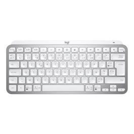 Teclado inalámbrico Logitech - MX Keys Mini - GRIS PÁLIDO - Compacto, Bluetooth, retroiluminado para MAC, iOS, Windows, Linux, Android Precio: 120.89000011. SKU: B1FCBF6RKJ