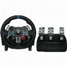 Logitech Volante G29 Driving Force - Force Feedback, Compatible con PS3/PS4/PC, Construcción Duradera