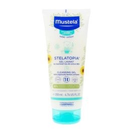 Mustela Stelatopia Gel Baño Limpiador Suavizante Piel Atópica Seca Bebé y Niño 200 ml