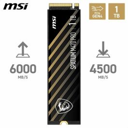 MSI Spatium M470 PRO 1TB PCIe 4.0 NVMe M.2 SSD 3D NAND - Lectura 6000MB/s, Escritura 5000MB/s