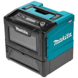 Makita MW001GZ Microondas a Batería 40V Akku 8L 500W para Encimera Negro/Verde con Pantalla LED Precio: 948.68999962. SKU: B1C59AESSE