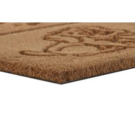 DKD Home Decor Felpudo Marron Coco Goma 45 x 75 cm (2 Unidades) 2.3 cm