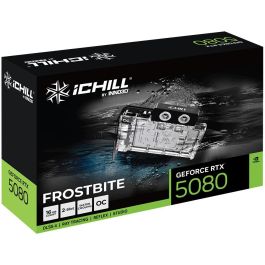 Inno3D RTX 5080 iChill Frostbite 16GB GDDR7 - Tarjeta Gráfica de Alto Rendimiento para Gaming y Creación de Contenido
