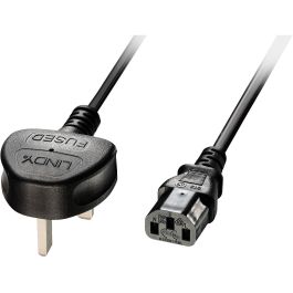 Lindy Cable Alimentación Enchufe UK 3 Pines a IEC C13, 2m, Fusible 5A, Negro H05-VVF 3G*0.75mm² Precio: 5.50000055. SKU: B15WMZ4PKZ