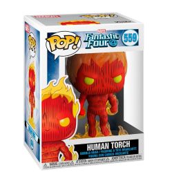 FUNKO Figura POP! Marvel Los 4 Fantásticos La Antorcha Humana, de vinilo, 9cm
