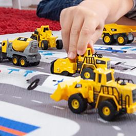 Funrise Pack 3 Vehículos Obras Caterpillar 82273 Metálicos con Partes Articuladas +2 Años