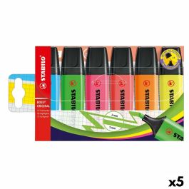Set de Marcadores Fluorescentes Stabilo BOSS ORIGINAL Multicolor 6 Piezas (5 Unidades) Precio: 36.49999969. SKU: B12H739ENK