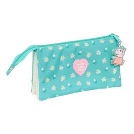 Bolso Escolar Portatodo Safta Triple Peppa Pig Pretty Flowers 120x220x30 mm Bolso Escolar Portatodo Safta Triple Peppa Pig Pretty Flowers 120x220x30 mm