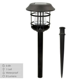 Set de estacas solares de jardín Aktive 2 Piezas Acero Inoxidable Plástico 13 x 55 x 13 cm (4 Unidades) Set de estacas solares de jardín Aktive 2 Piezas Acero Inoxidable Plástico 13 x 55 x 13 cm (4 Unidades)