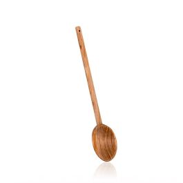 Metaltex Cuchara oval de madera de olivo 30 cm