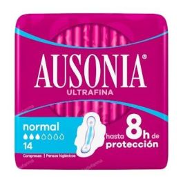 Ausonia Compresa Higiénica Ad Normal con Alas 14 Unidades Precio: 2.78999968. SKU: S0544626