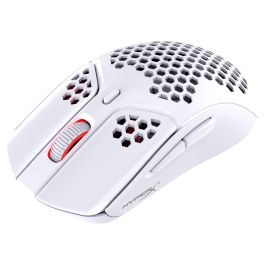 HP HyperX Pulsefire Haste Wireless Ratón Gaming Blanco Ambidextro 16000 DPI 450 IPS 59g PTFE RGB Batería Integrada