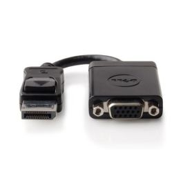Dell Adaptador DisplayPort a VGA, Negro, Soporta Resolucion 1920 x 1200