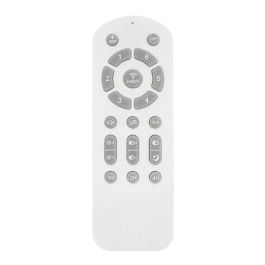 Cristalrecord Ventilador Techo Moss Mini Níquel Aspas Retráctiles LED 3CCT Motor DC 46W 5520LM Ø92cm Ultra Silencioso