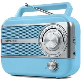 Radio Muse M056AG Azul AM/FM Retro Precio: 34.50000037. SKU: B193DVHZ64