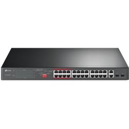 Tp - link Switch 24 Puertos 10/100Mbps + 2 Gigabit PoE+ No Gestionable TL-SL1226P Precio: 178.49999981. SKU: S5603975