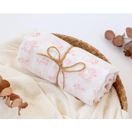 KioKids Muselina 120x120 cm Rosa Animalitos Bambú Algodón 70/30 Certificado OEKO-TEX Standard 100 para Bebé Recién Nacido Precio: 11.979. SKU: B1CPAJ55NT