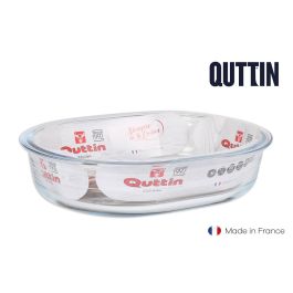 Fuente de vidrio oval Quttin 23.5x19 cm, 1.5 litros (6 Unidades) Precio: 30.79000001. SKU: B1KCWXMKCS