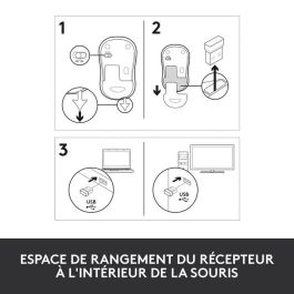 Logitech M185 Ratón Inalámbrico RF Plug-and-Play Rojo con Nano Receptor USB, Ergonómico, Fiable, Batería 1 Año