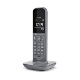 Gigaset S30852-H2902-K103 Teléfono DECT/analógico Inalámbrico con Identificador de Llamadas, Color Gris