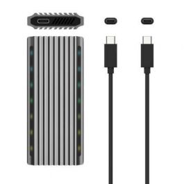 AISENS CAJA EXTERNA M.2 RGB GAMING ASM2-RGB011GR SATA/NVME A USB3.1 GEN2, GRIS AISENS CAJA EXTERNA M.2 RGB GAMING ASM2-RGB011GR SATA/NVME A USB3.1 GEN2, GRIS