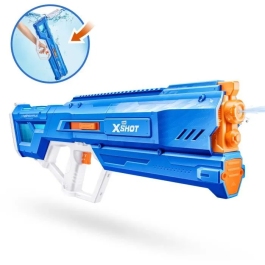 Zuru Pistola de Agua Motorizada X-SHOT Mega Pulse 4894680036048 - Llenado Rápido, Batería Recargable, Alcance 9m, Depósito 1.1L