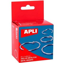 Apli Anillas Metálicas Articuladas Ø38 mm Niqueladas Caja 20 Ud Precio: 3.99567168. SKU: B1HN7ADZDM