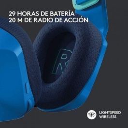 Auriculares Gaming Inalámbricos con Micrófono Logitech G733/ Azules Auriculares Gaming Inalámbricos con Micrófono Logitech G733/ Azules