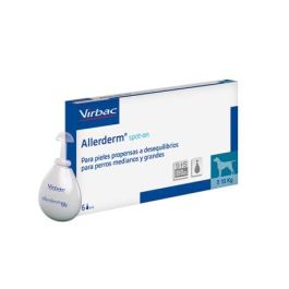 Virbac Allerderm Spot-On para Perros y Gatos, 6 Pipetas de 4 mL, Cuidado Dermatológico y Reparación de la Piel y Pelo Precio: 35.58999983. SKU: B1FJTKAVRK