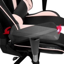 Phoenix Silla Gaming Tournament Cuero PU Rosa, Ergonómica, Reposabrazos 2D Ajustables, Reclinable 170º, Pistón Clase 3, 150kg Phoenix Silla Gaming Tournament Cuero PU Rosa, Ergonómica, Reposabrazos 2D Ajustables, Reclinable 170º, Pistón Clase 3, 150kg