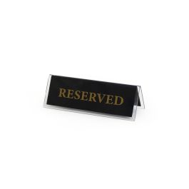 Placa Acrílica Reservado 12x4 cm - My Bar (24 Unidades) Placa Acrílica Reservado 12x4 cm - My Bar (24 Unidades)
