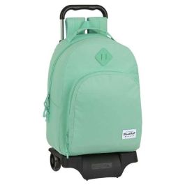 Safta Mochila 305+Carro 905 Blackfit8 Turquesa