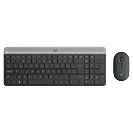Logitech MK470 Teclado y Mouse Inalámbricos Ultrafinos y Silenciosos con Receptor USB de 2.4 GHz y Diseño Compacto