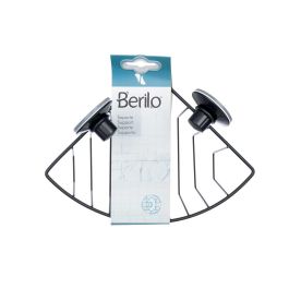Soporte de Pared Esquinero Negro Mate Berilo 13.5x17x3 cm (12 Unidades) Soporte de Pared Esquinero Negro Mate Berilo 13.5x17x3 cm (12 Unidades)