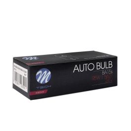 M-Tech MTECZ930 Lámpara Halógena G18 BA15s R5W 24V 5W de Cuarzo Templado Clear Alta Durabilidad (Pack 10 Unidades)