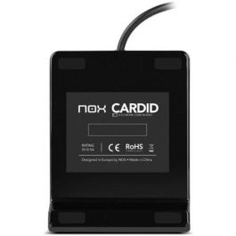 Nox NXLITECARDID Lector DNIe y Tarjetas Inteligentes USB 2.0. Ultracompacto para Gestiones Seguras Online, Compatible Windows, Mac, Linux.