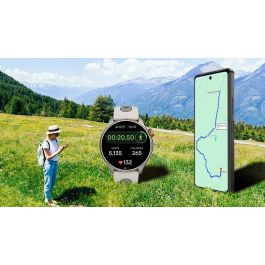 Myphone Reloj Smartwatch Adventure Beige con GPS, Pantalla AMOLED 1.43", Más de 50 Modos Deportivos, Compatible con Android e iOS