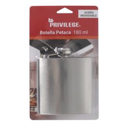 Botella Petaca de Acero Privilege 180 ml (12 Unidades)