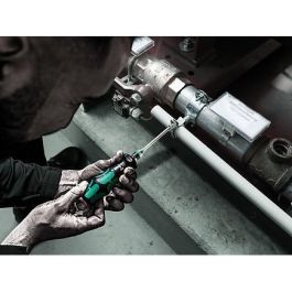 Wera 826 T Bits-Handhalter Rapidaptor Kraftform Turbo, destornillador ergonómico para puntas
